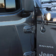 Load image into Gallery viewer, Carr JL 180 Degree Light Mount Brackets; XP3 Black; (Driver/Pass Side Mtg Brkts) 210291 - Side View