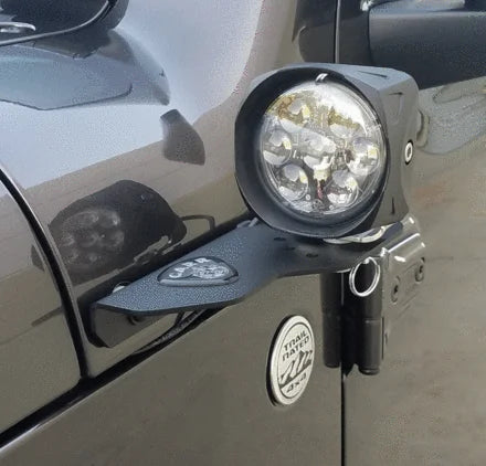 Carr JL 180 Degree Light Mount Brackets; XP3 Black; (Driver/Pass Side Mtg Brkts) 210291 - Additional View 14
