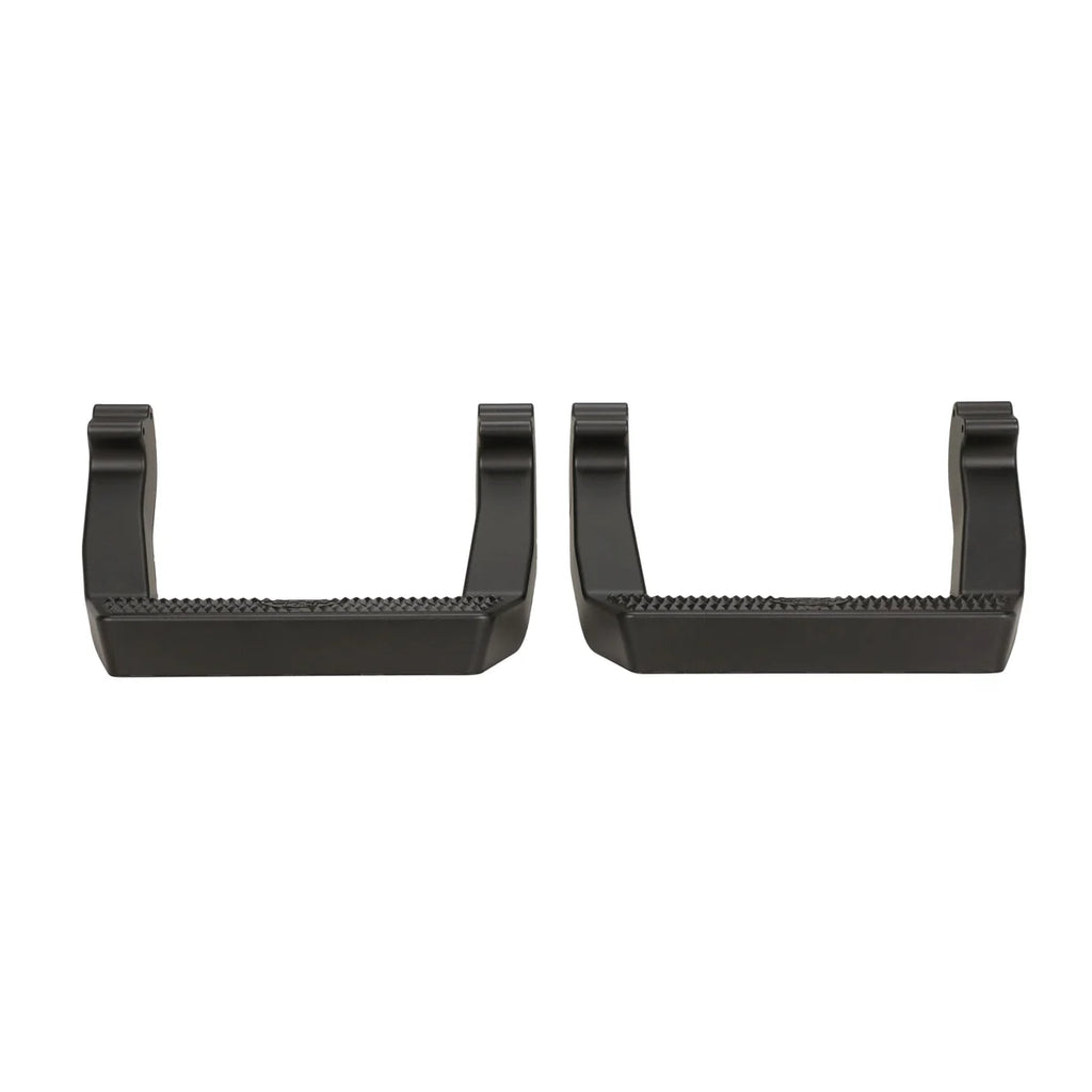 Carr LD Step; Assist / Side Step; XP3 Black Powder Coat; Pair fits 1997-2006 Jeep Wrangler - Front View