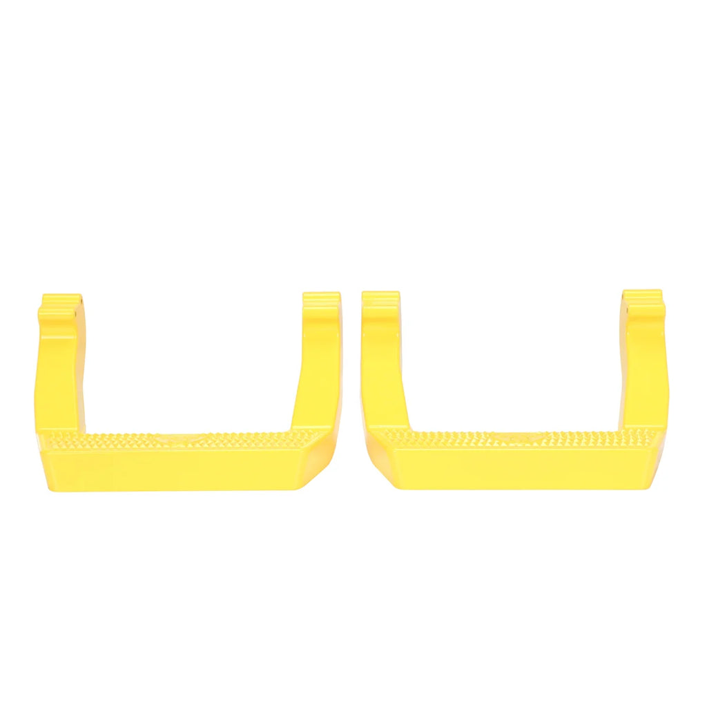 Carr LD Step; Assist/Side Step; XP7 Safety Yellow Powder Coat; Pair 119777 - Front View