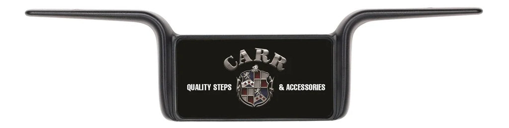 Carr Light Wing; License Plate Light Mount; XP3 Black Powder Coat 167301
