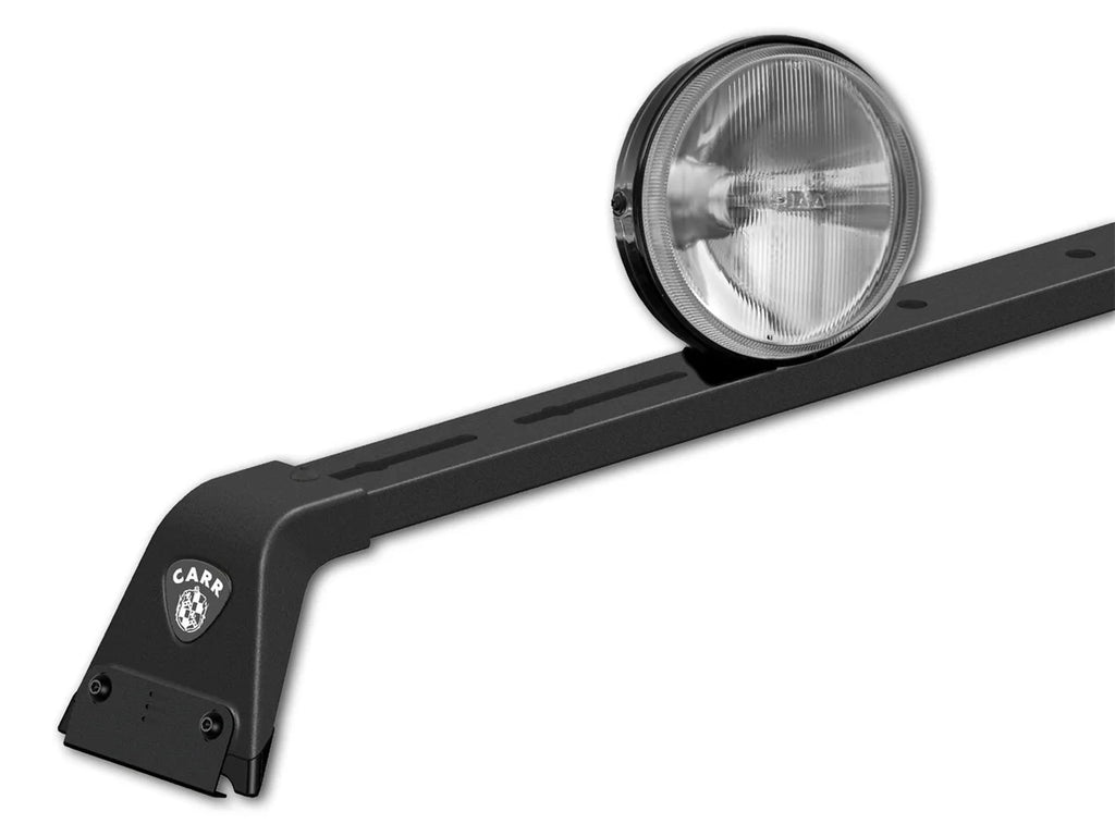 Carr M-Profile Light Bar; XP3 Black Powder Coat 210701 - Back View