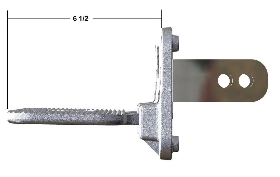 Carr Mega Step; Hitch Mount; XM4 Mechanical Matte Finish; Single 190015 - Side View