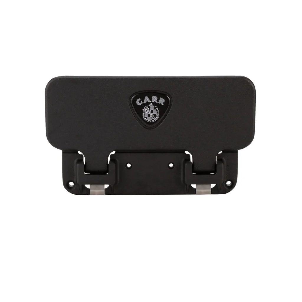 Carr Mega Step; Hitch Mount; XP3 Black Powder Coat; Single - Front View