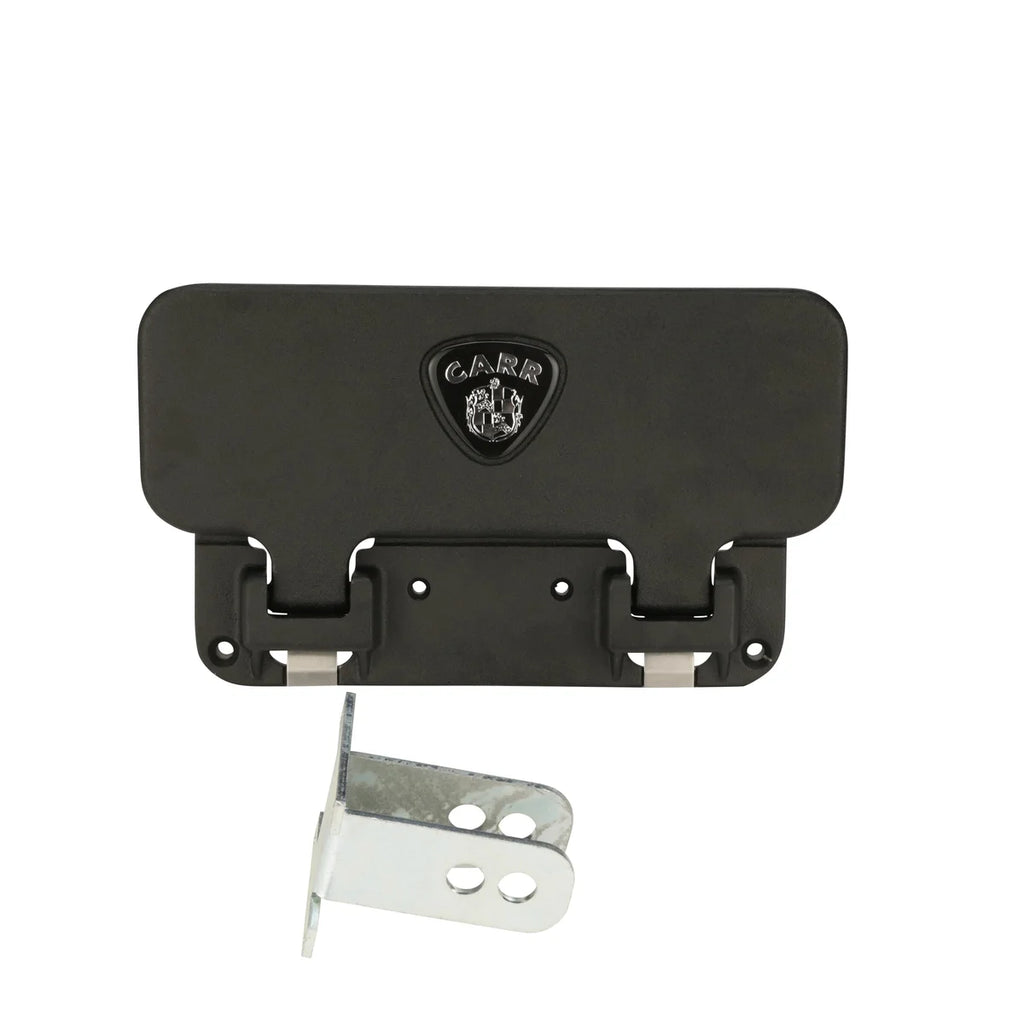 Carr Mega Step; Hitch Mount; XP3 Black Powder Coat; Single - Installation View