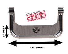 Load image into Gallery viewer, Carr Super Hoop; Assist/Side Step; XM3 Polished; Pair 120252 - Side View