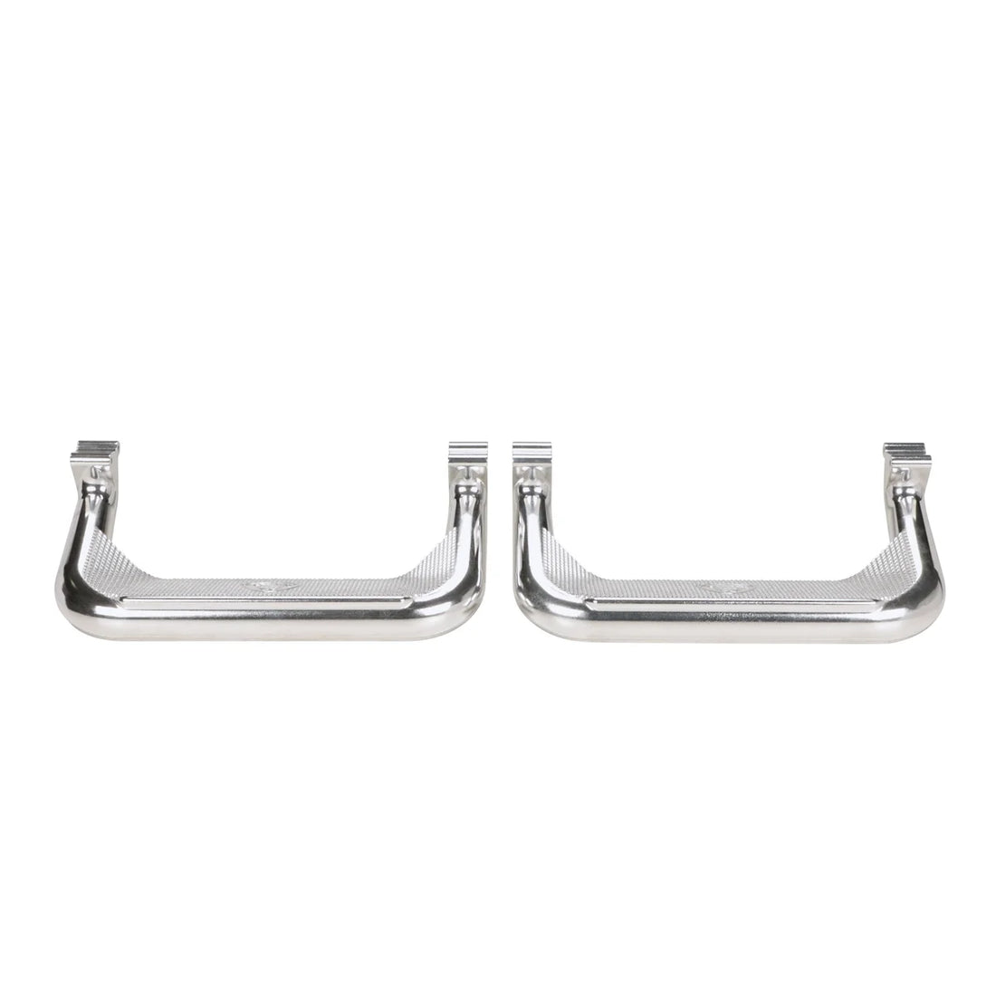 Carr Super Hoop; Assist/Side Step; XM3 Polished; Pair 120252 - Front View