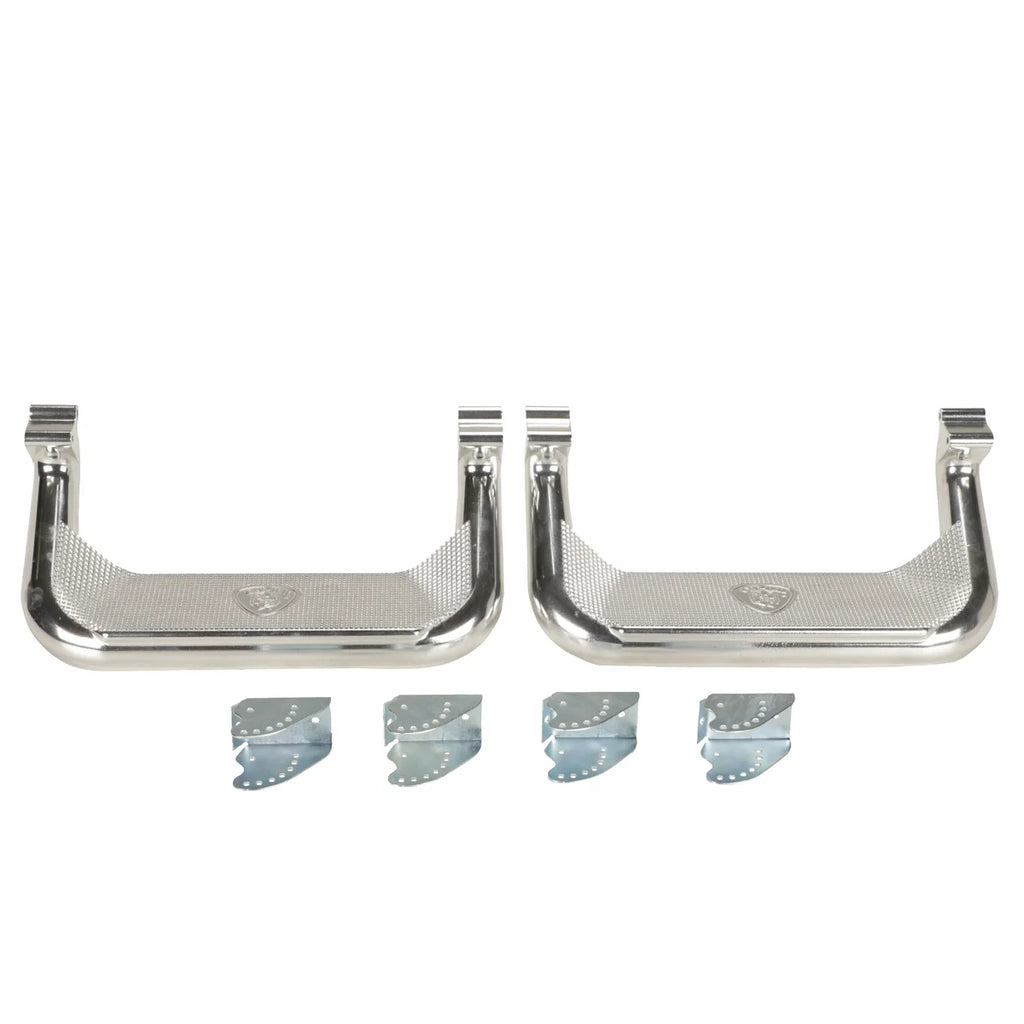 Carr Super Hoop; Assist/Side Step; XM3 Polished; Pair 124872 - Additional View 6