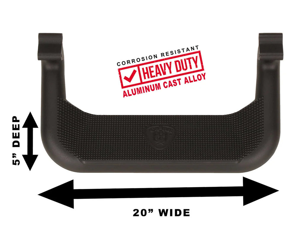 Carr Super Hoop; Assist/Side Step; XP3 Black Powder Coat; Pair 120251 - Side View