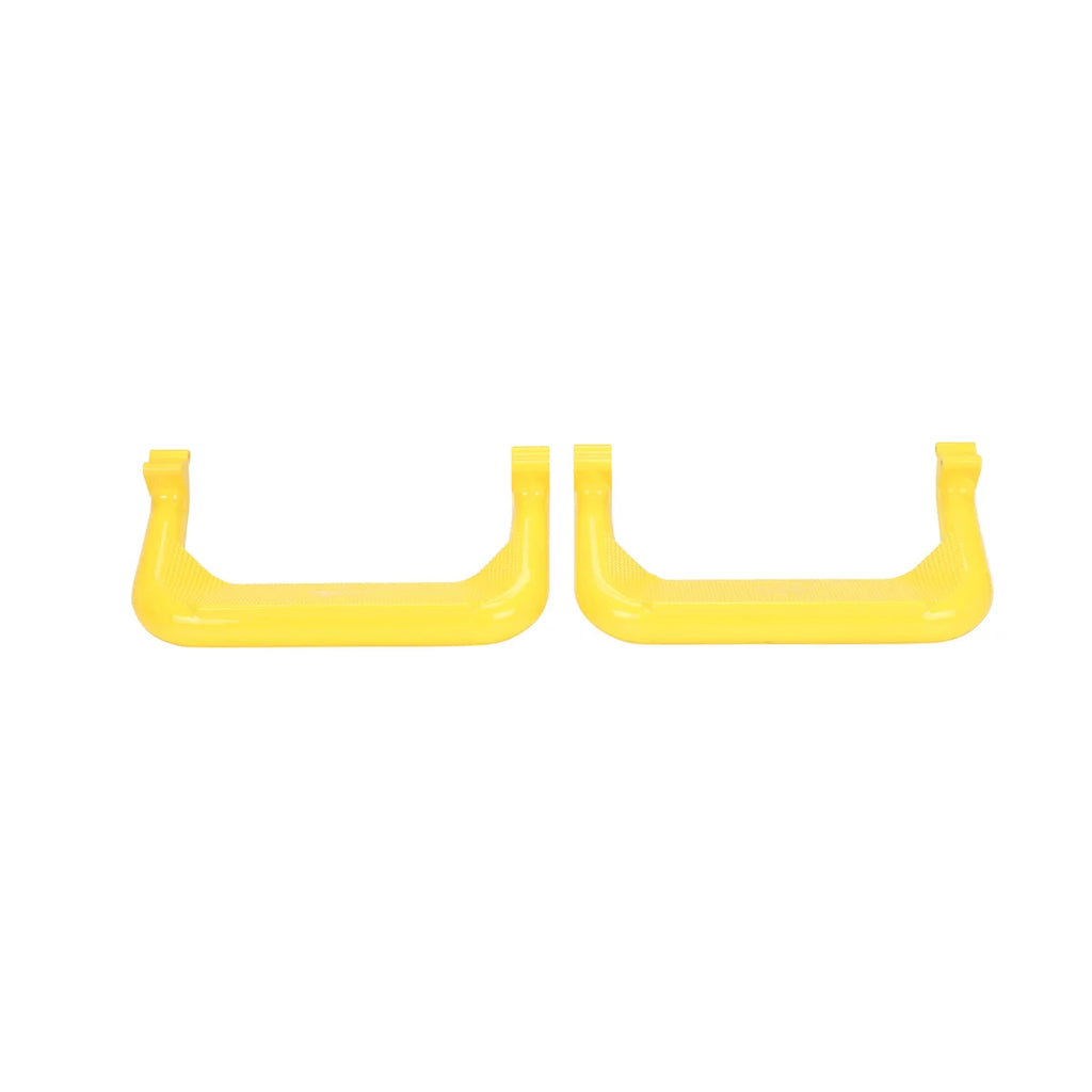 Carr Super Hoop; Assist/Side Step; XP7 Safety Yellow Powder Coat; Pair 124997 - Front View