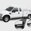 Load image into Gallery viewer, Carr WTS; 12" Retractable Step (Undermount, Ext Flat Surf); XP3 Blk /Glvznd 501030 - Installation View