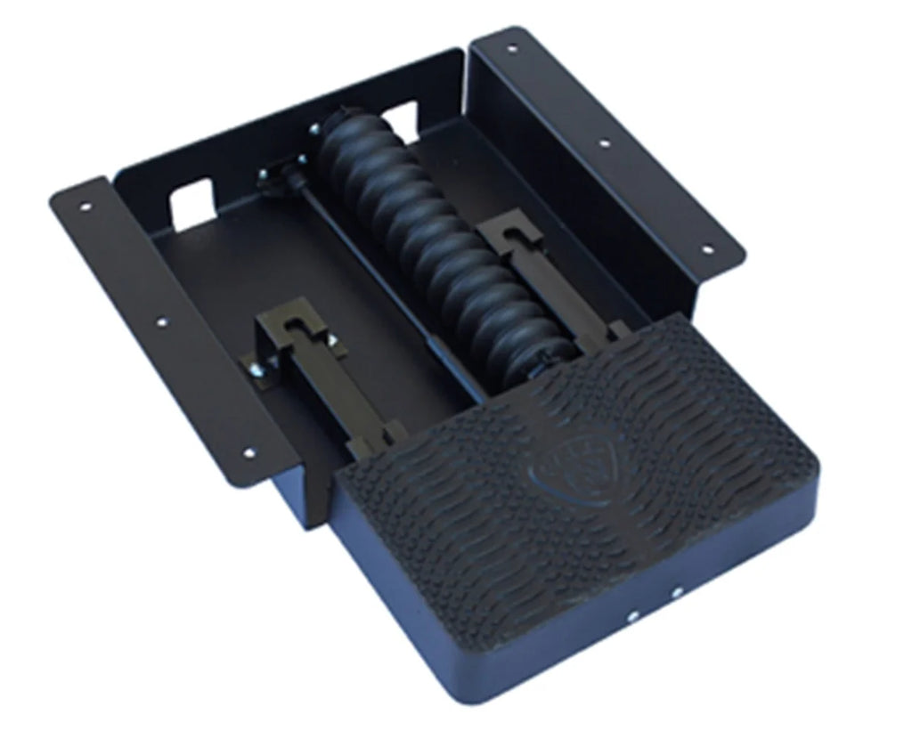 Carr WTS; 12" Retractable Step (Undermount,Ext Flat Surf); XP3 Black 501010 - Installation View