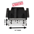 Load image into Gallery viewer, Carr WTS; 16" Ret retractable Step (Cargo Van , Side Door); XP3 Blk / Glvznd fits Chevy - Side View