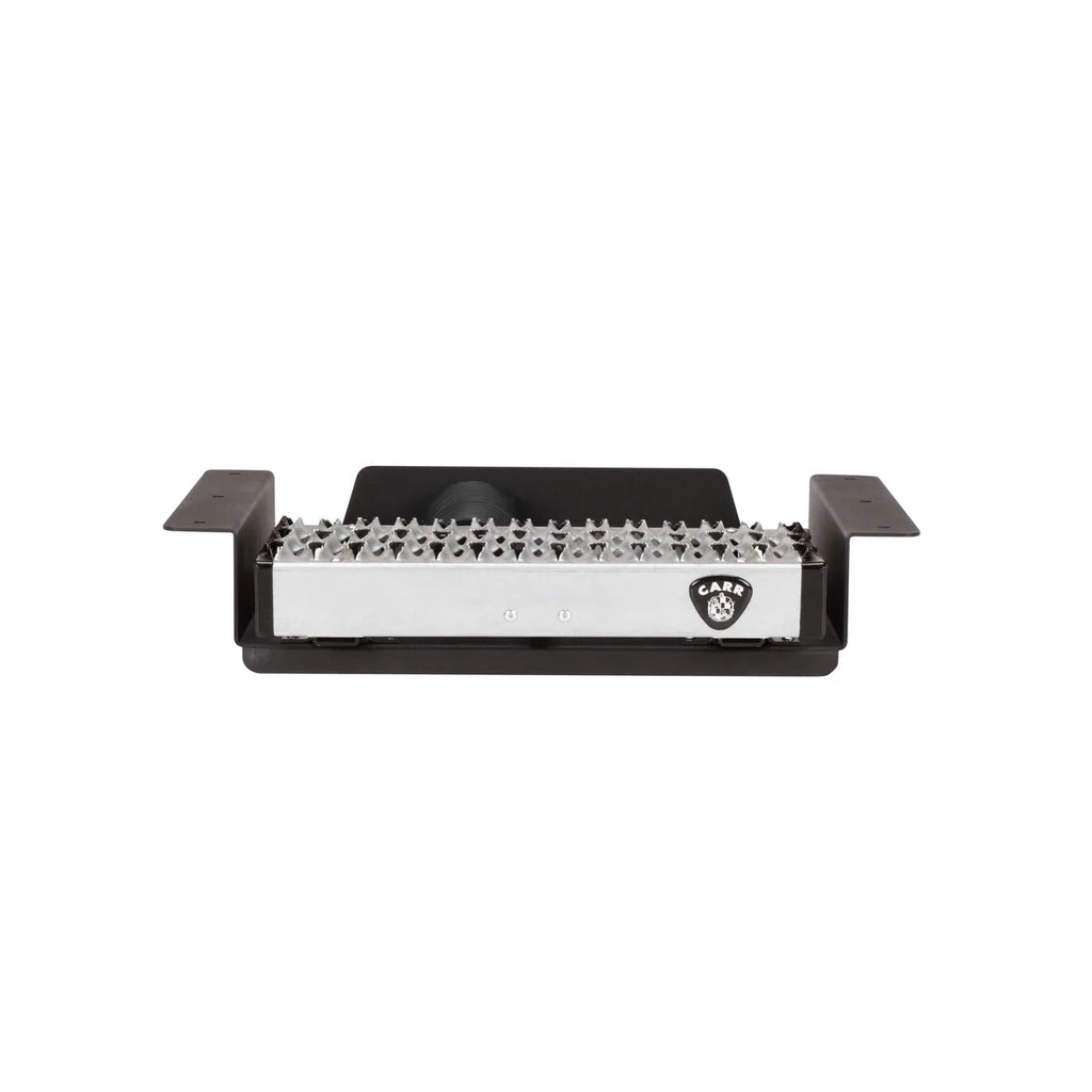 Carr WTS; 16" Ret retractable Step (Cargo Van , Side Door); XP3 Blk / Glvznd fits Chevy - Front View