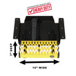 Load image into Gallery viewer, Carr WTS; 16" Retractable Step (Chevy Cargo Van,Side Door); P3 Blk /XP7 Sfty Ylw 501627 - Side View