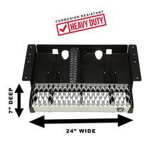 Load image into Gallery viewer, Carr WTS; 24" Ret retractable Step (Side Door); XP3 Blk / Glvznd fits 2015-2023 Ford Transit-150 / 2015-2023 Ford Transit-...
