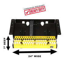 Load image into Gallery viewer, Carr WTS; 24" Retractable Step (Ford Transit Van,Rear Door); XP3 Blk /XP7 Sfty Ylw 501977 - Side View