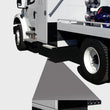Load image into Gallery viewer, Carr WTS; 24" Retractable Step (Undermount,Ext Flat Surf); XP3 Blk /Glvznd 501020 - Back View