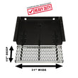 Load image into Gallery viewer, Carr WTS; 31" Ret retractable Step (Undermount , Ext Flat Surf); XP3 Blk / Glvznd - Side View