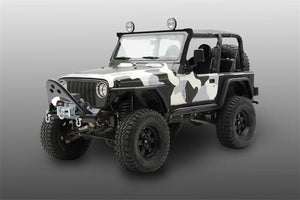 Carr XRS Light Bar TJ Wrangler; XP3 Black Powder Coat 210661