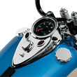 Load image into Gallery viewer, Cat Eye Dash Cover - Chrome DragSpecialties 12-0034 - Side View