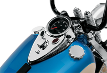 Load image into Gallery viewer, Cat Eye Dash Cover - Chrome DragSpecialties 12-0034 - Side View