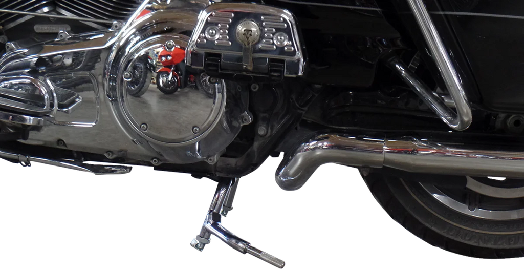 Center Kickstand - Chrome DragSpecialties O15-6205C - Back View