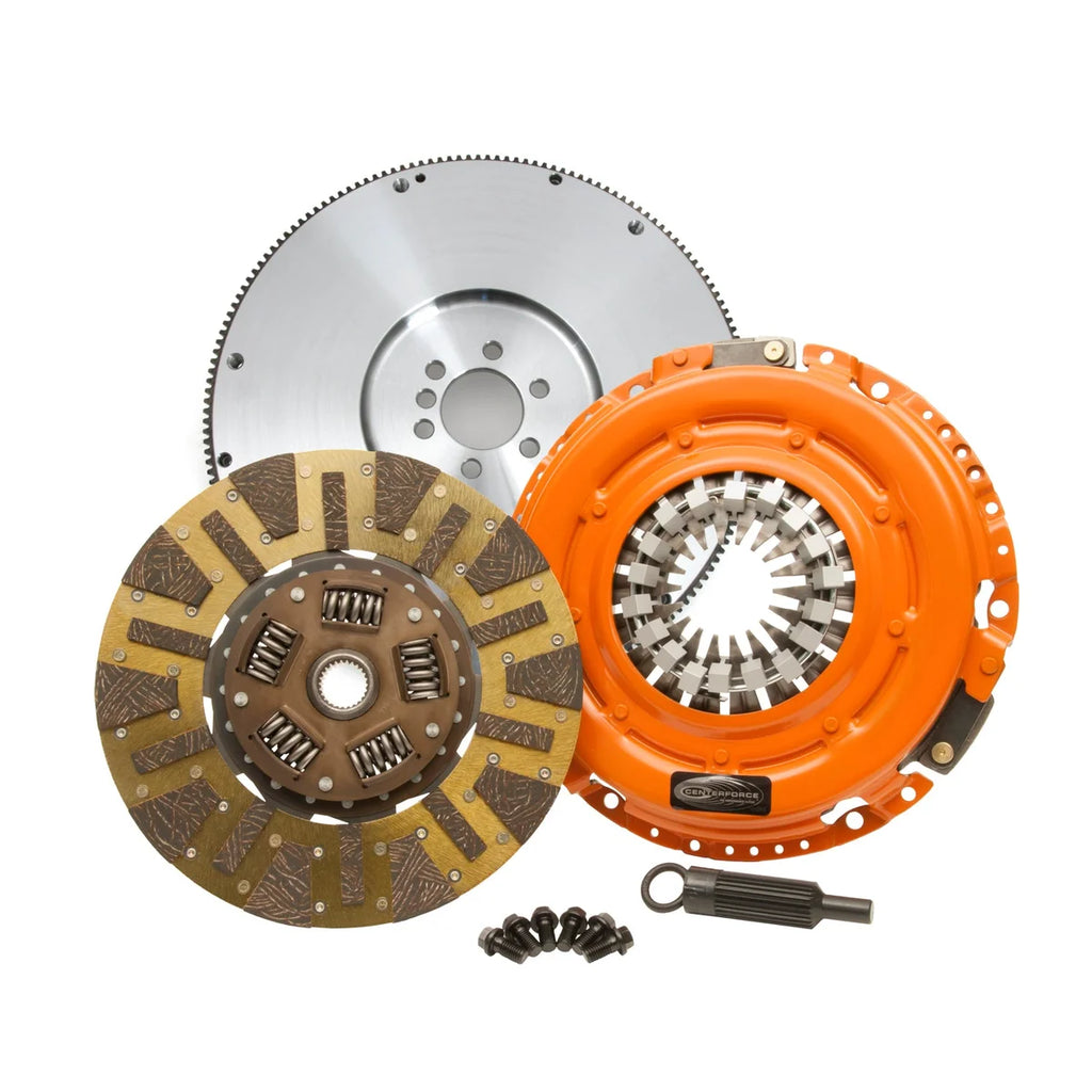 Centerforce Dual Friction(R), Clutch Pressure Plate, Disc, and Flywheel Set - Side View