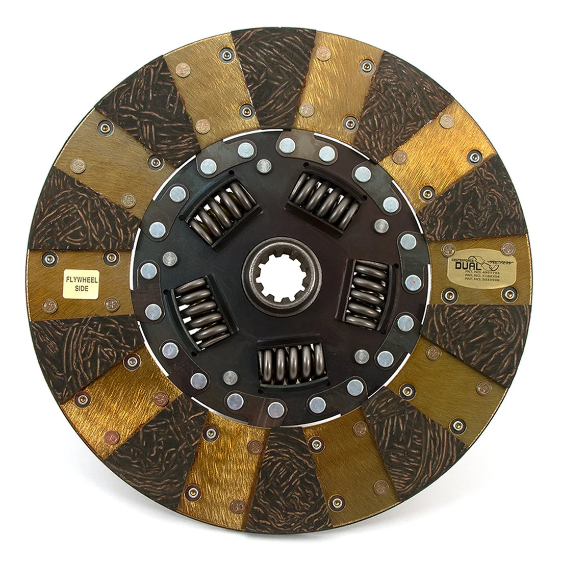 Centerforce Dual Friction(R), Clutch Pressure Plate and Disc Set DF735552 - Side View