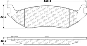 Centric Parts Fleet Performance Brake Pads with Hardware 306.0898