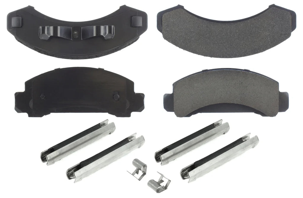 Centric Parts Posi-Quiet Ceramic Brake Pads with Shims and Har 105.0387