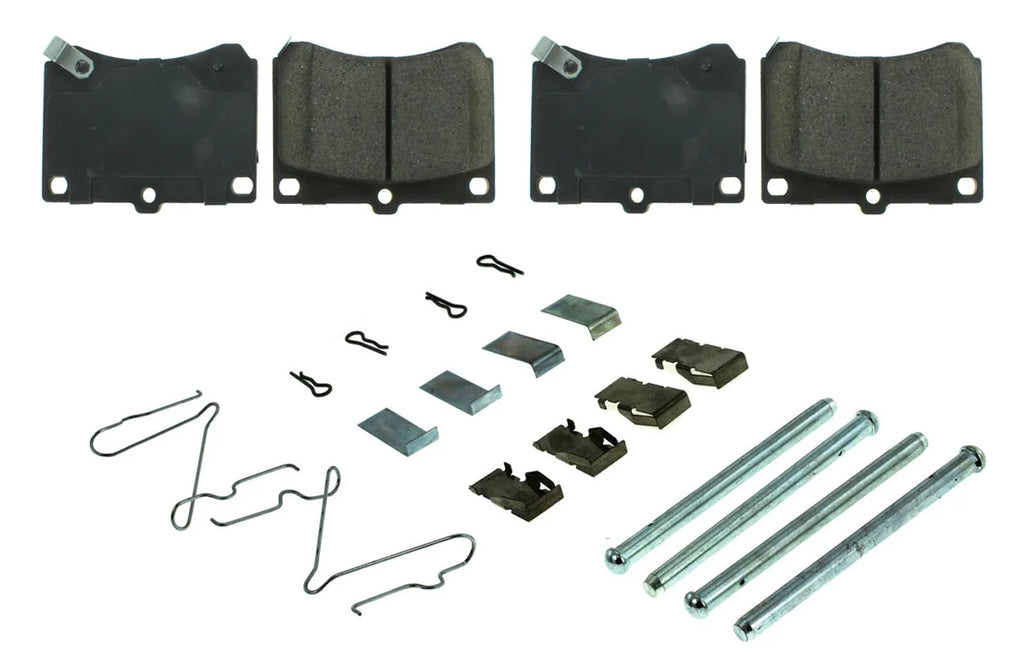 Centric Parts Posi-Quiet Ceramic Brake Pads with Shims and Har 105.0473