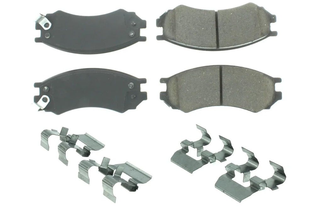 Centric Parts Posi-Quiet Ceramic Brake Pads with Shims and Har 105.0507