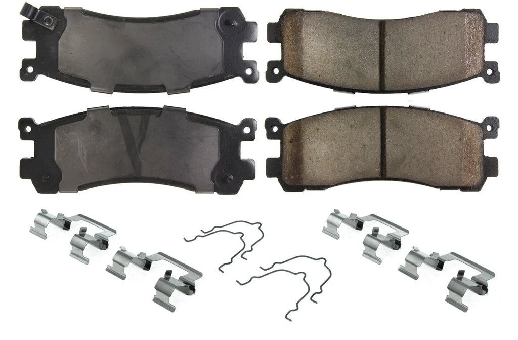 Centric Parts Posi-Quiet Ceramic Brake Pads with Shims and Har 105.0553