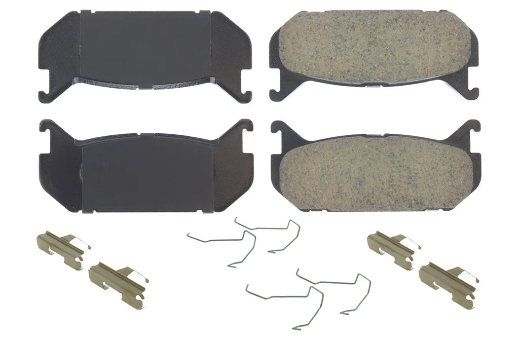 Centric Parts Posi-Quiet Ceramic Brake Pads with Shims and Har 105.0584
