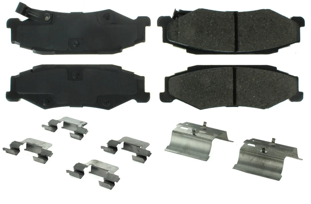 Centric Parts Posi-Quiet Ceramic Brake Pads with Shims and Har 105.0732