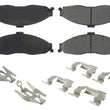 Load image into Gallery viewer, Centric Parts Posi-Quiet Ceramic Brake Pads with Shims and Har 105.0749