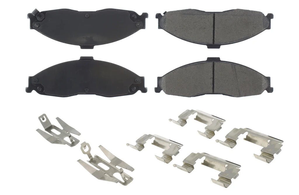 Centric Parts Posi-Quiet Ceramic Brake Pads with Shims and Har 105.0749