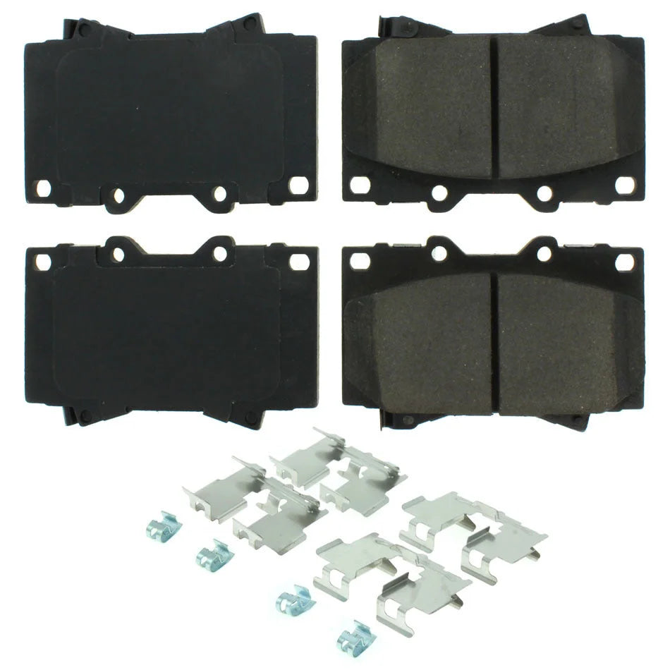 Centric Parts Posi-Quiet Ceramic Brake Pads with Shims and Har 105.0772