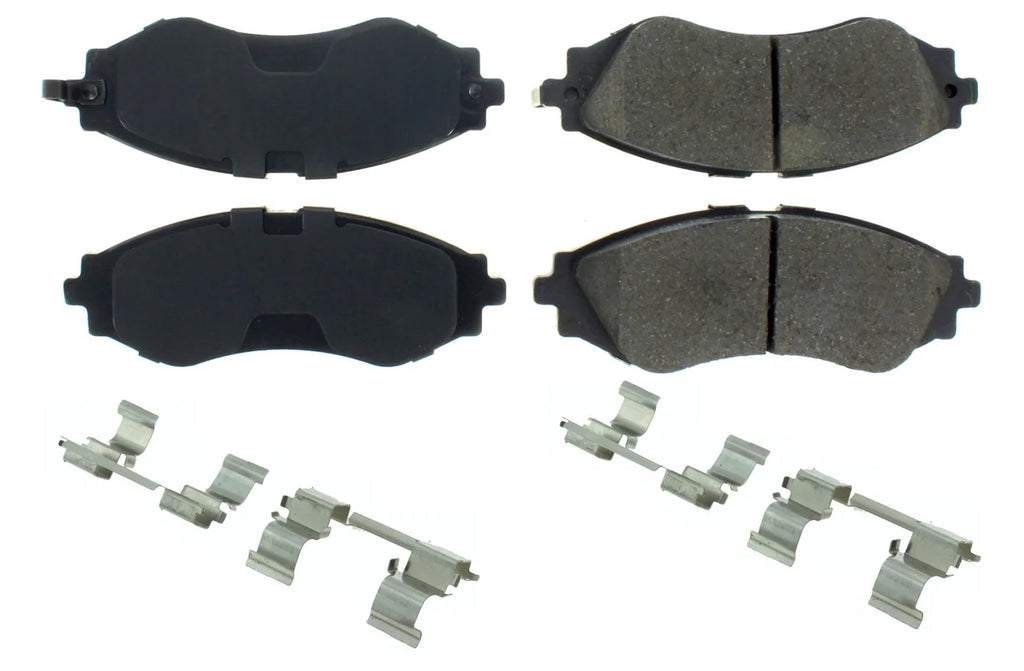 Centric Parts Posi-Quiet Ceramic Brake Pads with Shims and Har 105.0797