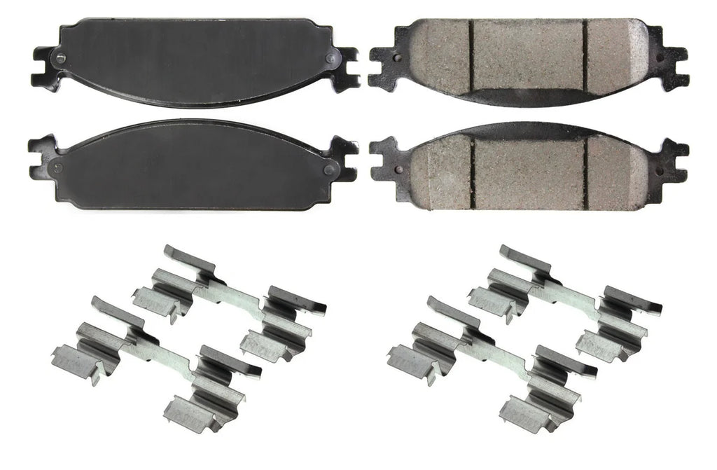 Centric Parts Posi-Quiet Ceramic Brake Pads with Shims and Har 105.1376