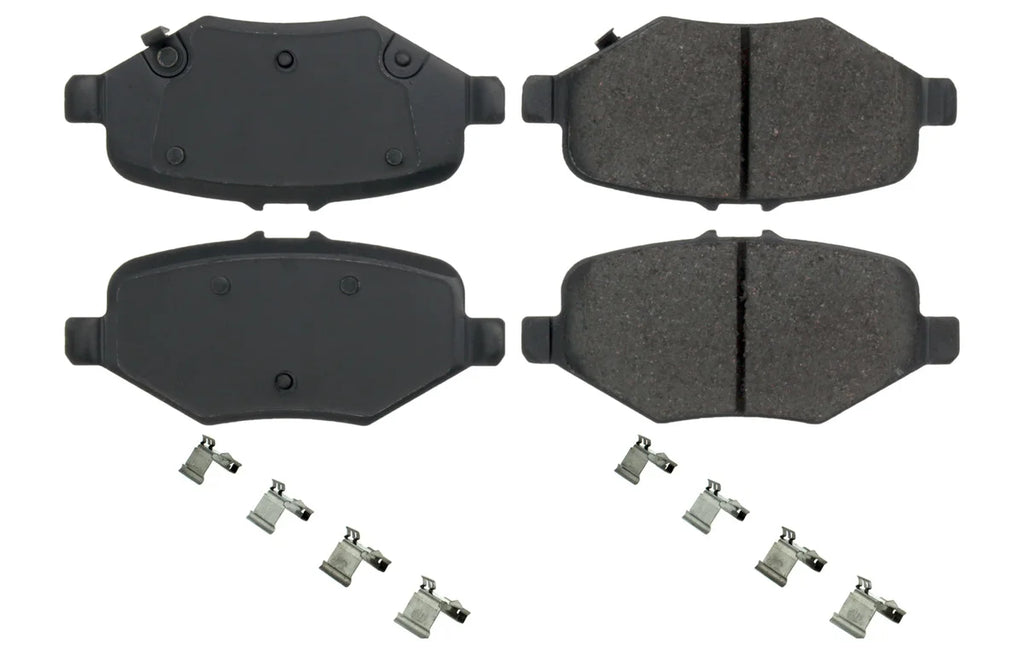 Centric Parts Posi-Quiet Ceramic Brake Pads with Shims and Har 105.1612