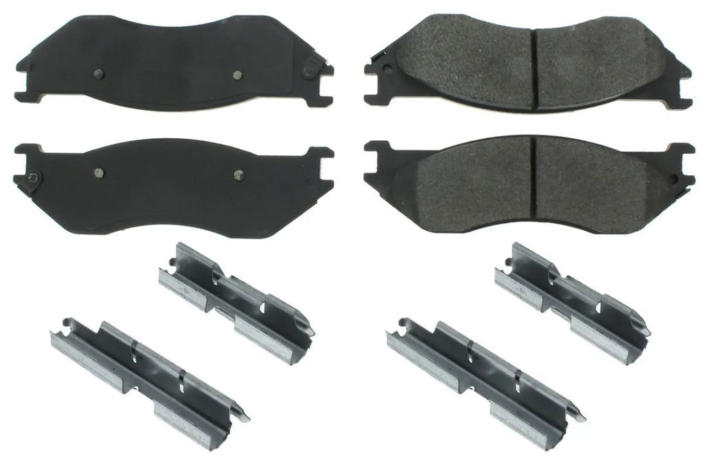 Centric Parts Premium Semi-Metallic Br ake Pads with Shims and 300.0897