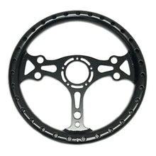 Load image into Gallery viewer, Chassis Engineering 13in Black Alum. Dished Steering Wheel C/E2741