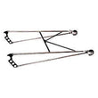 Load image into Gallery viewer, Chassis Engineering 50in Pro Wheelie Bars - Black C/E3621