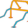Load image into Gallery viewer, Chassis Engineering Pro Street Side Bar Kit 1-3/4 x 0.134 DOM C/E3213