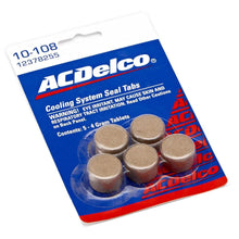 Load image into Gallery viewer, Chevrolet Performance Parts Sealant Coolant System 4-Gram Tablets 5pk 12378255