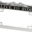 Load image into Gallery viewer, Chrome Live Ride License Frame DragSpecialties 28-6014-BC732 - Main Product View
