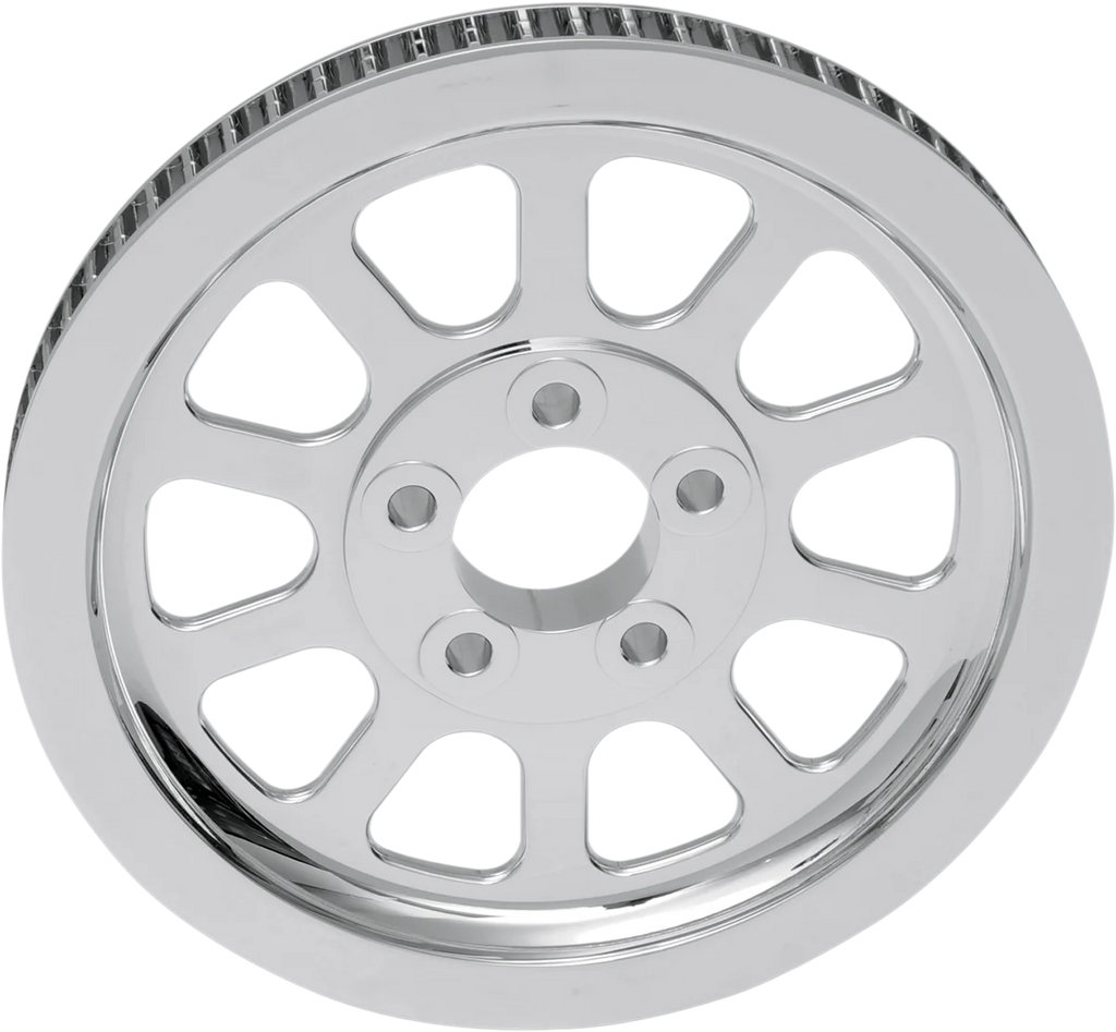 Chrome Rear Pulley - 66 Tooth DragSpecialties 191311 - Main Product View