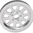 Load image into Gallery viewer, Chrome Rear Pulley - 66 Tooth DragSpecialties 191312 - Main Product View